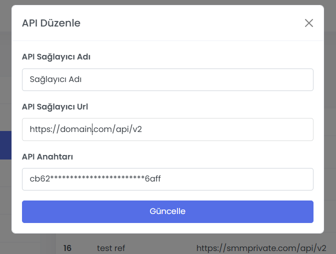 Nessapanel API